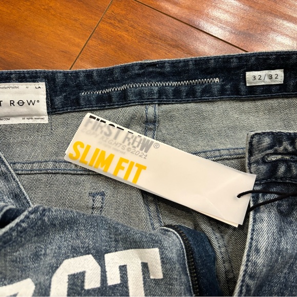 Distressed Patchwork First Row Jeans - Picture 7 of 7